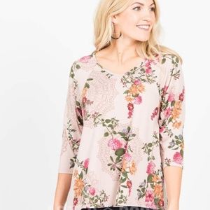 Agnes & Dora™ Love Top Crepe Floral